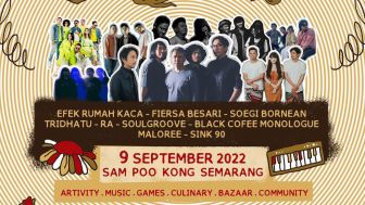 Jadwal Lengkap Line Up Incuba Fest 2022 di SamPoo Kong, Ada Fiersa Besari dan Soegi Bornean di Hari Pertama