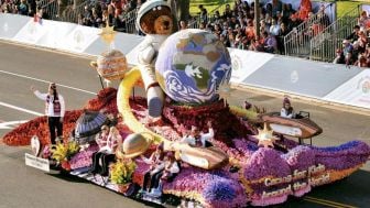 Jadwal dan Rute Semarang Flower Festival 2022, Parade Warna Warni Kendaran Bunga ala Pasadena