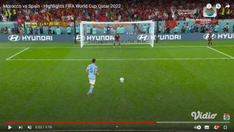 Link Nonton Drama Adu Pinalti Spanyol VS Maroko, Spanyol Gagal Tembus Babak 16 Besar Piala Dunia Qatar 2022