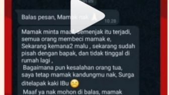 Tega Selingkuh dengan Menantu Alias Suami dari Anak Kandungnya, Ibu Norma Risma Meminta Maaf dan "Bilang Surga di Telapak kaki Ibu,Nak"