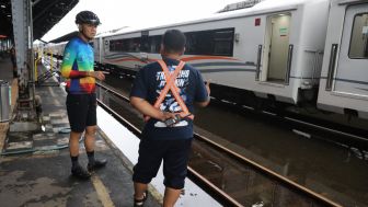 Kondisi Terkini Banjir Semarang, Ruang Tunggu Stasiun Tawang Masih Terendam