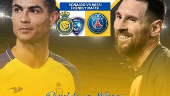 Duel GOAT Ronaldo Lawan Messi, Laga Panas PSG vs Riyadh All Star Pekan Ini: Jadwal dan Stadion