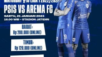 Cek Harga Tiket dan Cara Pembelian Tiket Online Pertandingan PSIS Semarang vs Arema FC Sabtu, 21 Januari 2023