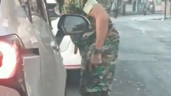 Oknum TNI yang Viral Bentak dan Bawa Senjata Tajam di Semarang Diperiksa Pomdam IV Diponegoro