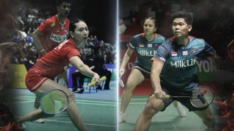 Duel Terbaik PB Djarum, Perang Saudara All England Babak 32 Besar Praven Jordan/Melati Daeva vs Dejan Ferdiansyah/Gloria Widjaja