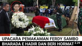 CEK FAKTA: Upacara Pemakaman Ferdy Sambo Setelah Dihukum Mati, Bharada E Bawa Karangan Bunga Penghormatan di Peti Mati