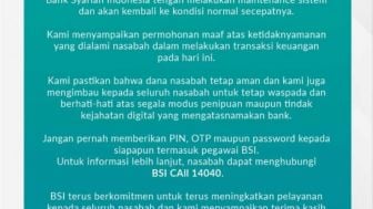 Layanan BSI Masih Error, Netizen Ancam Berhenti Jadi Nasabah