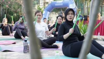 Modena Kenalkan Dispenser Inovatif di Acara Poundfit Semarang Runners