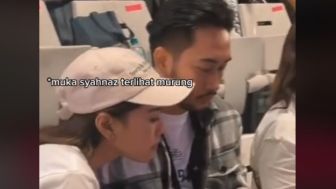 Eaaak! Syahnaz Sadiqah Terlihat Kepo Lihat Jeje Govinda Sibuk dengan Ponsel, Apa yang Mereka Sembunyikan?