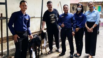 Hotel GETS Semarang Berbagi Idul Adha Kurban 4 Ekor Kambing ke Warga Sekitar