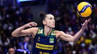 Pemain Voli Cantik Asal Brazil Gabi Gabriela Guimaraes, Muka Judes Smashnya Mantap!