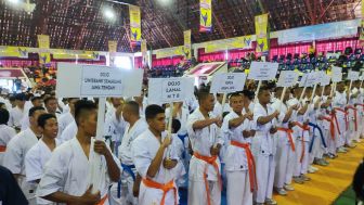 350 Atlet Karate Bersaing di Kejurnas Piala Rektor Unisbank dan Soengging Cup VII 2023