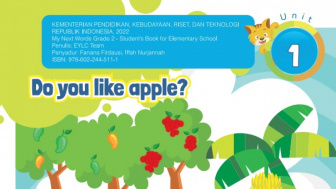 Latihan Soal Bahasa Inggris Kelas 2 SD Bab 1 "Do You Like Apple?" Kurikulum Merdeka, Lengkap dengan Kunci Jawaban