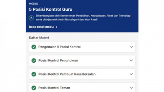 10 Kunci Jawaban Post Test Topik Disiplin Positif Modul 3 "5 Posisi Kontrol Guru" Platform Merdeka Mengajar (PMM)