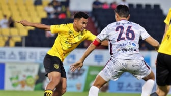 Asnawi Mangkualam Dobrak Pemain Gimcheon, Jeonnam Dragons Curi Poin Naik Peringkat Klasemen