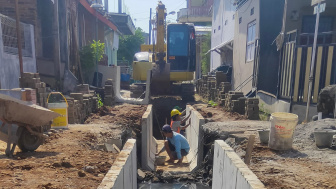 Warga Perumahan Jatisari BSB Semarang Senang, Program Peningkatan Drainase Mbak Ita Tangani Banjir: Dibuatkan Saluran Gorong-gorong