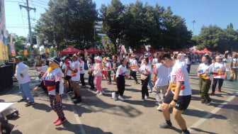 Kemeriahan Central Java Fun Walk 2023 HUT Kadin ke 55, Ada Hiburan, Bazar dan Doorprize