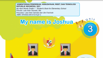 Kelas 1 SD, Soal Bahasa Inggris Unit 3 My Name is Joshua Buku My Next Words Kurikulum Merdeka