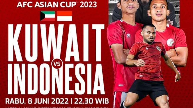 Jadwal Live Streaming Indonesia vs Kuwait AFC Asian Cup 2023 di Indosiar dan Vidio