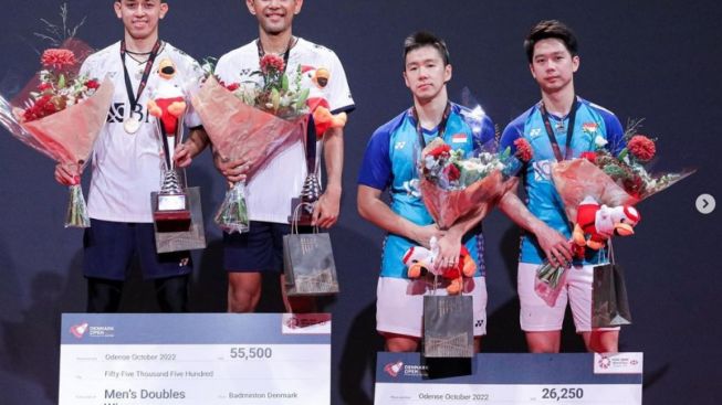 Raih 88655 Poin, Fajar - Rian Kangkangi Duo Jepang, Hendra - Ahsan Pepet Hoki - Kobayashi di 27 Desember 2022