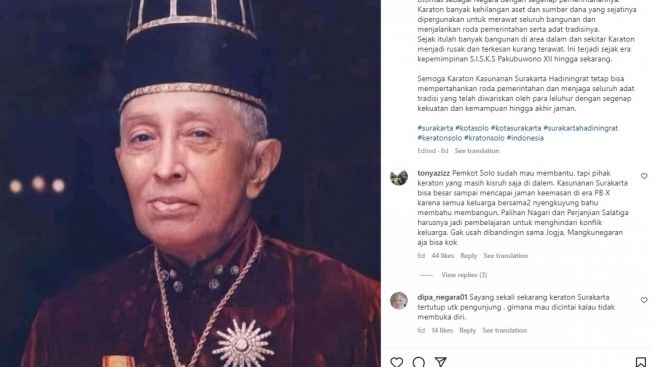 Kraton Solo: Gabung NKRI, Keraton Surakarta Banyak Kehilangan Aset dan Sumber Dana