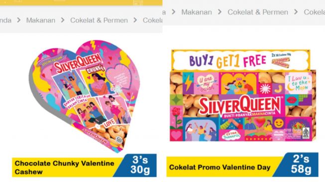 Harga Silver Queen Love di Indomaret, Cocok untuk Hadiah Valentine