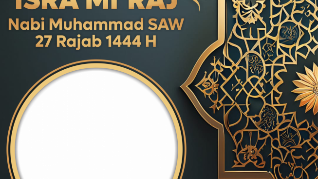 Link Twibbon Isra Miraj 2023 dengan Desain Islami Terbaik, Cocok untuk Status WA dan Foto Profil Sosmed