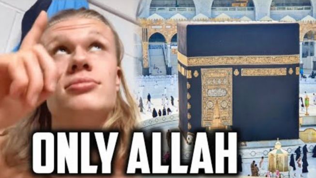 CEK FAKTA : Erling Haaland Mualaf Usai Ikuti Selebrasi Khabib Nurmagomedov