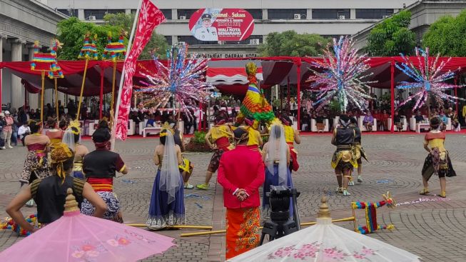 Pawai Warak Ngendog Prosesi Dugderan Sambut Puasa Ramadhan di Semarang