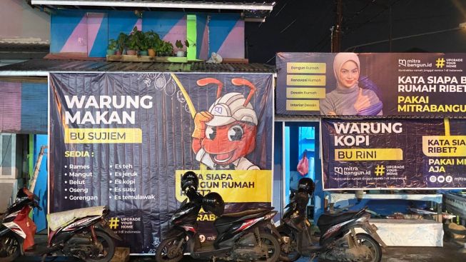 Dukung UMKM, Mitrabangun.id Bantu Renovasi Gratis Warung di Semarang