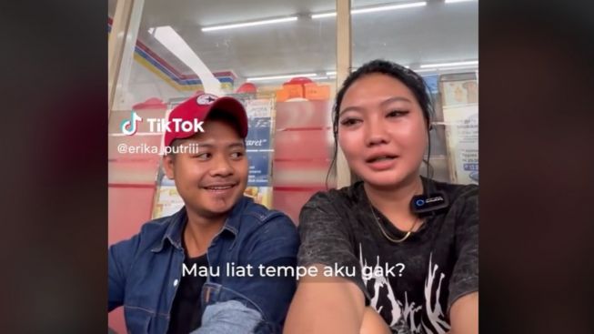 Konten TikTok Erika Putri Bikin si Cowok Ini Salting Mau Lihat Tempenya Erika, Ternyata Mencengangkan