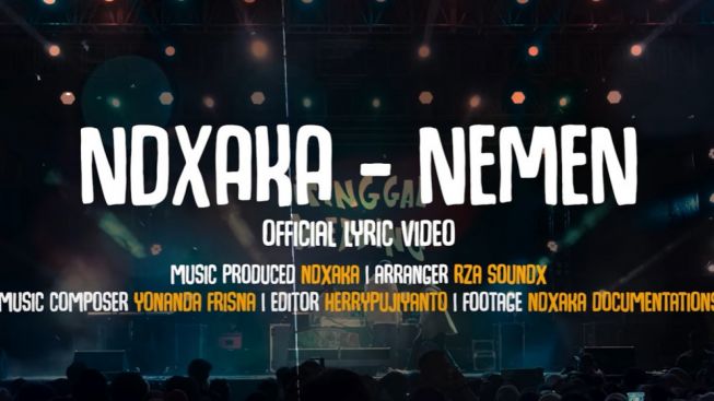 Lirik Lagu Nemen - NDX AKA Sedang Trending dan Viral di Media Sosial TikTok dan YouTube