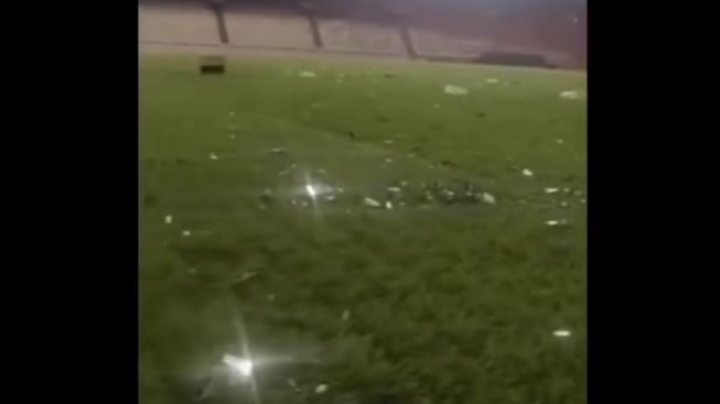 Miris, Viral Penampakan Stadion GBK Rusak usai Acara Partai, Erick Thohir tak Bisa Apa-apa