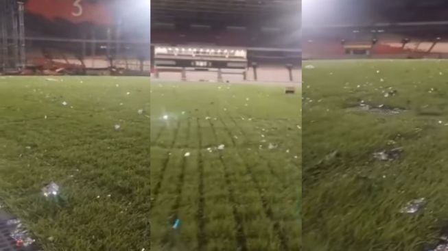 Diamnya Erick Thohir, Rumput Stadion GBK Penyet usai Acara Partai, Beda Gaya dengan Konser Blackpink