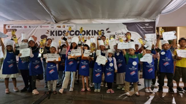 Kids Cooking Competition Hotel Santika Premiere Semarang, Adu Kreatifitas Anak Olahan Pasta