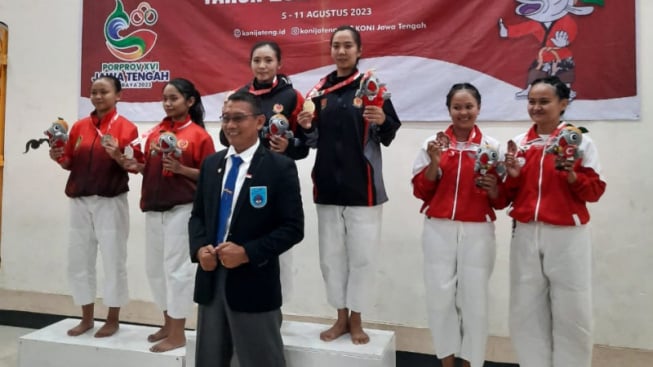 Judo Kota Semarang Sabet 1 Emas 1 Perak 2 Perunggu di Porprov Jateng 2023