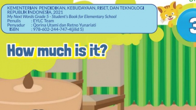 Soal Ulangan Bahasa Inggris Kelas 5 SD Unit How Much is it? Kurikulum Merdeka