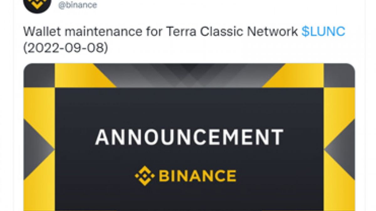walet luna maintain di binance [twitter]