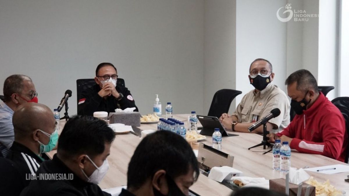 (Ilustrasi) Rapat PSSI dengan PT LIB [dok. PT Liga Indonesia Baru]
