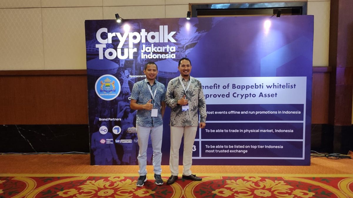 developer Crypto Indonesia yang menjadi tamu di Acara Cryptalk Tour Coinstore [Suaraserang/ nebula]