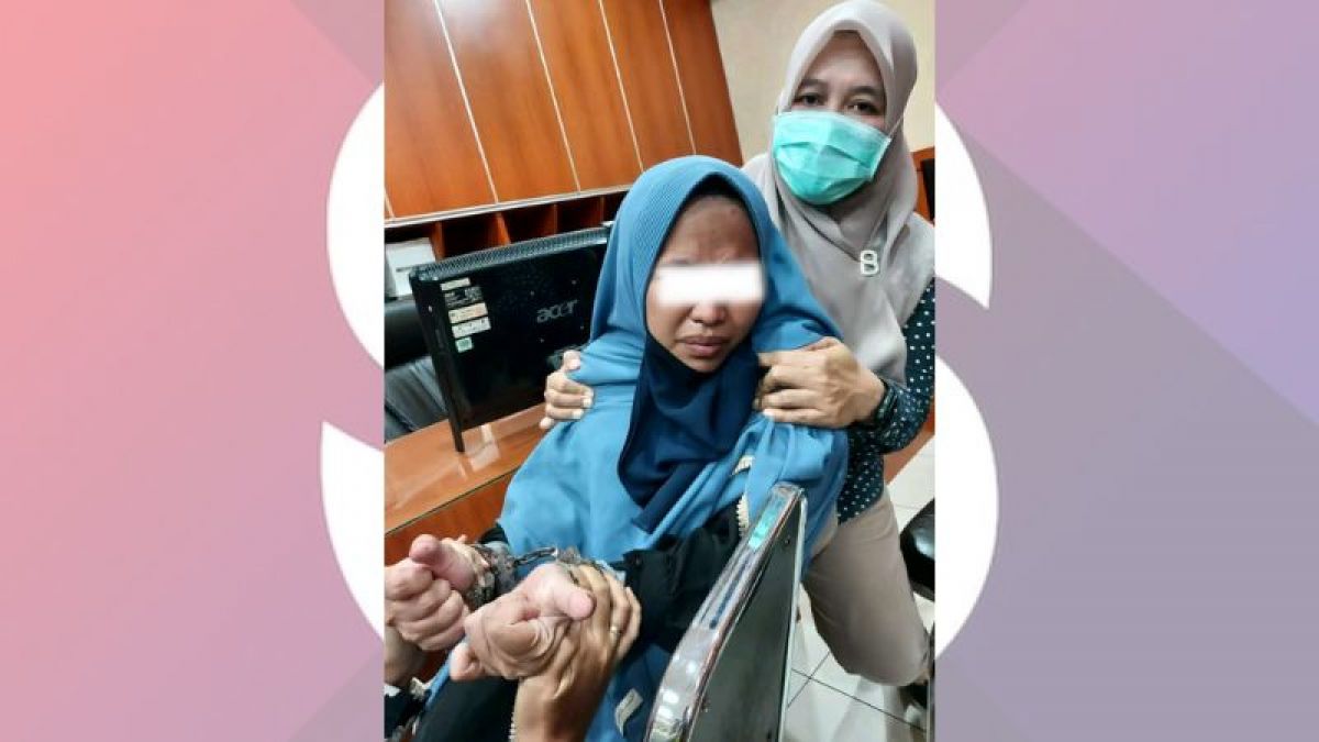 Penampakan wajah perempuan yang sempat todongkan pistol ke Paspampres di dekat Istana Negara, Selasa (25/10/2022). [Ist/Serang Suara]