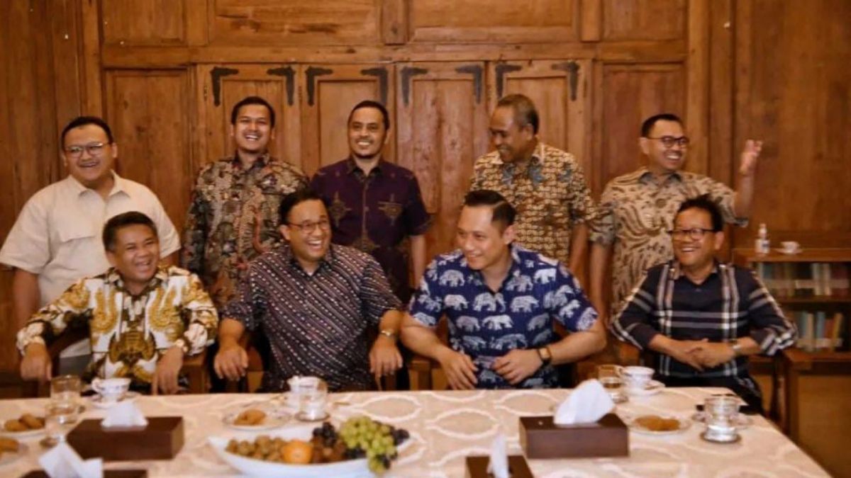 Anies Baswedan bertemu ketum demokrat, elite PKS, Nasdem dan PKS dalam tim kecil partai koalisi. [Foto ist/ IG @aniesbaswedan]