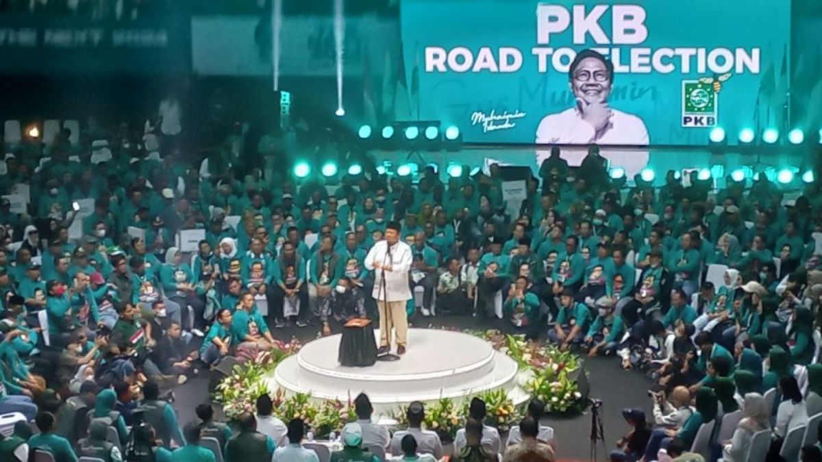 Prabowo Subianto memberikan pidato dalam acara bertajuk 