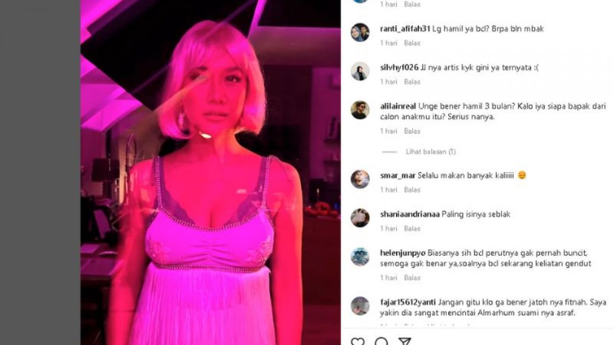 Cantiknya Bunga Citra Lestari penyanyi yang sedang hits [Instagram]