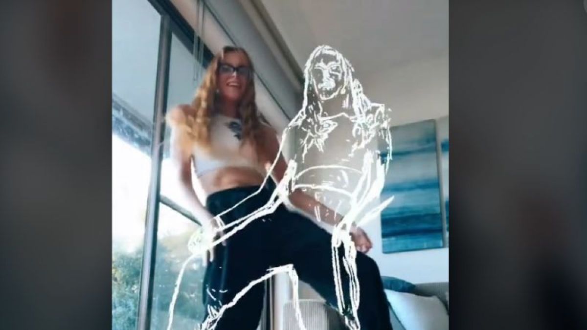 Seorang TikToker Blume Kind saat membangikan setiap aktivitasnya di depan netizen [Cuplikan Layar/TikToker]