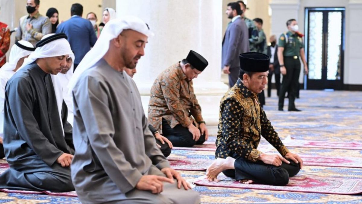 Jokowi dan Pangeran UEA Syeikh Mohamed bin Zayen Al Nahyan (MBZ) [Foto: Muchlis Jr - Biro Pers SekretariatPresiden]