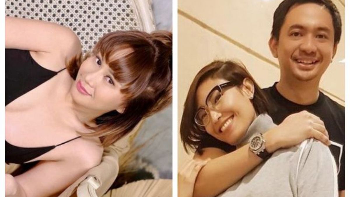 kolase foto Denise chariesta yang diisukan menjadi selingkuhan RD yang diduga suami Ayu Dewi, Regi Datau. [istimewa]
