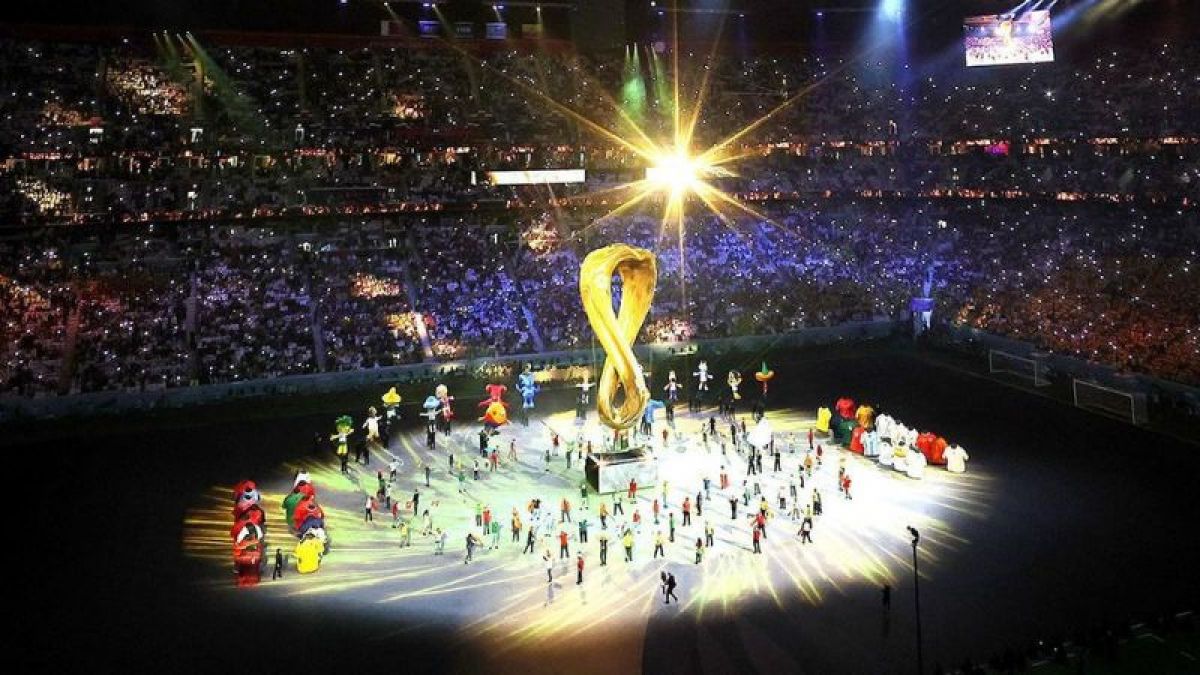 Sumarak pembukaan FIFA World Cup 2022 atau Piala Dunia 2022 Qatar [FIFA World Cup Official]