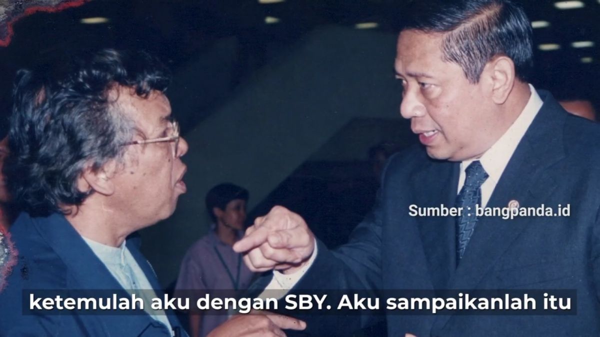 Panda Nababan saat bertemu dengan SBY [youtube Bang Panda]