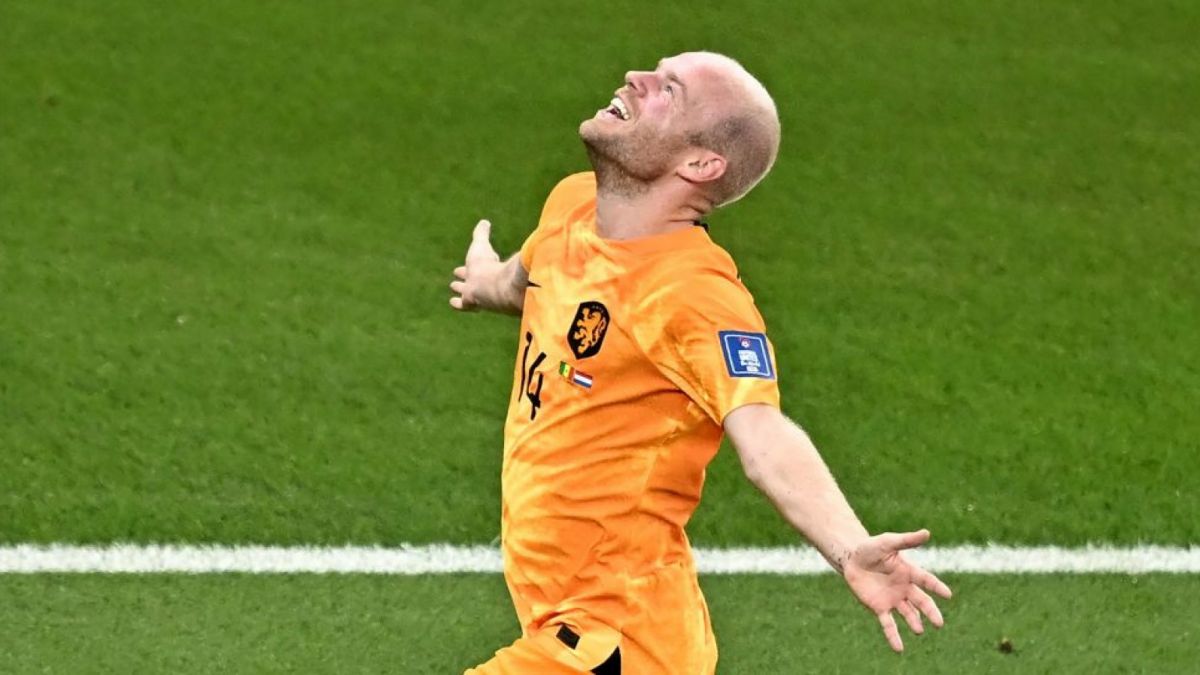 Senegal vs Belanda ; Piala Dunia 2022 Qatar ; Davy Klaassen [MANAN VATSYAYANA / AFP]